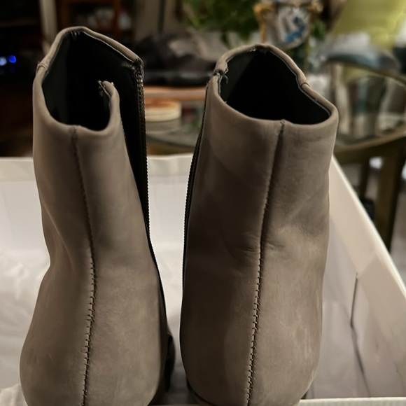 Schutz Hi Heeled Platform Suede Booties - Picture 6 of 11